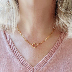 Paperclip Lock Chain - Miora