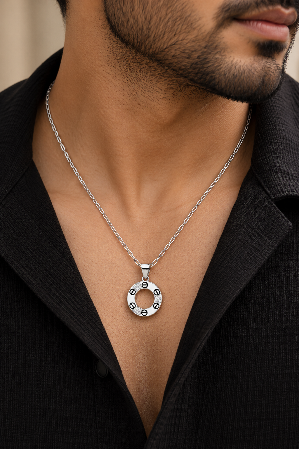 Circular Screw Pendant