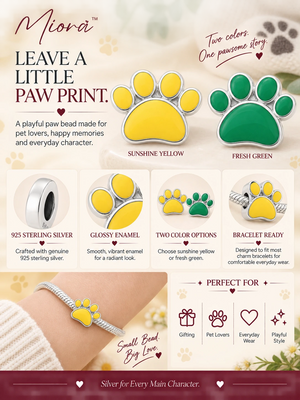 Paw Print Bead A+ content