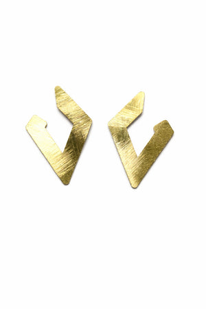 Geometric V Earrings - Miora