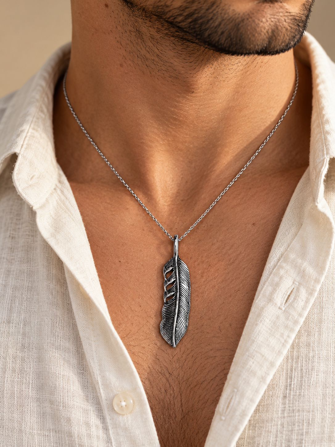 Guardian Feather Pendant