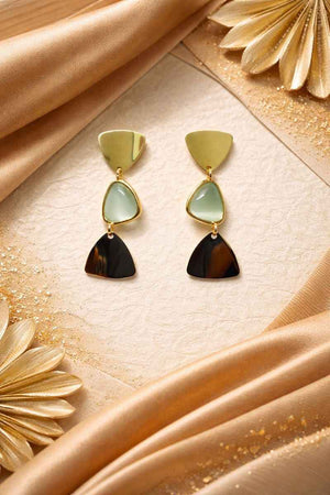 Geometric Drop Earrings