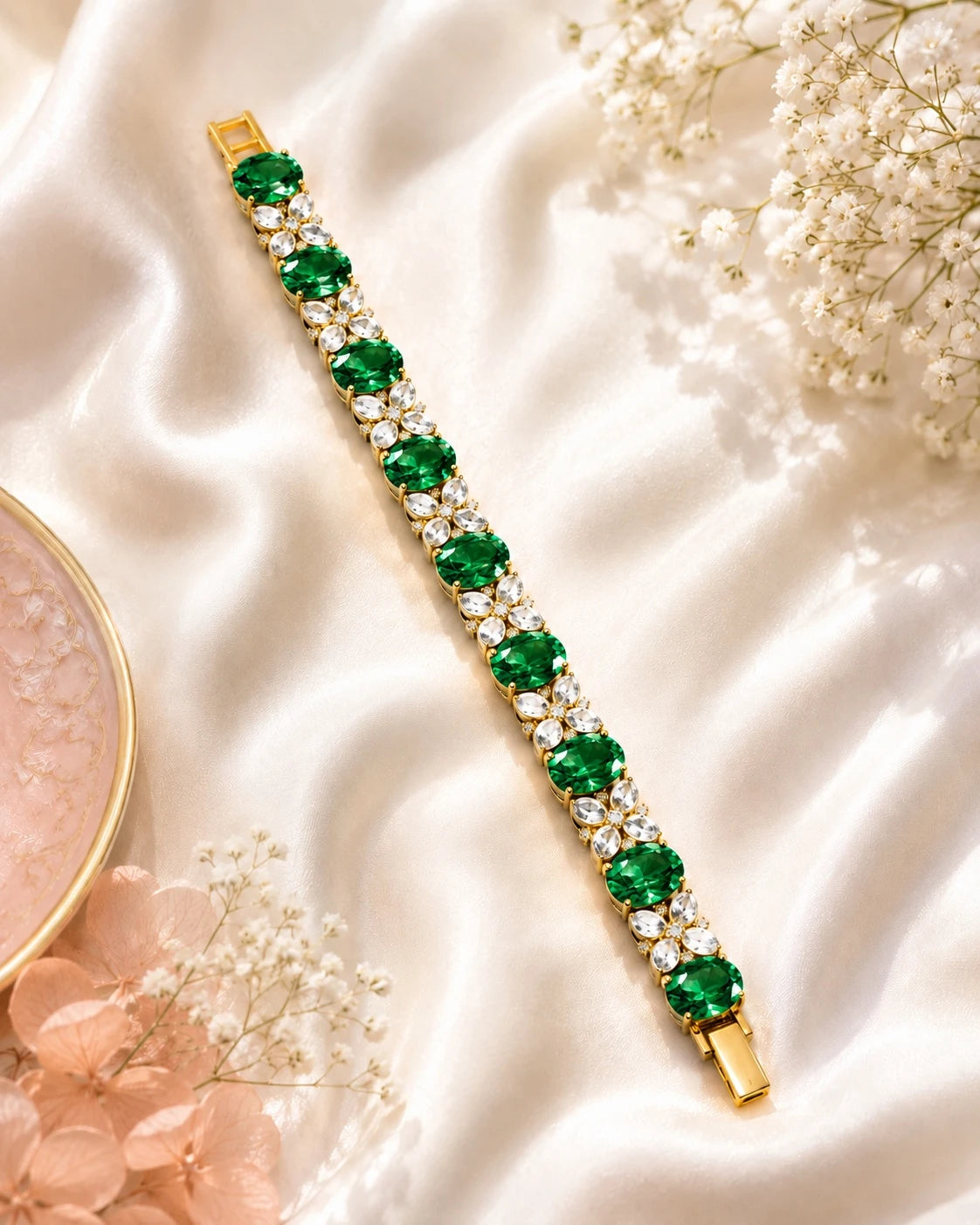 Emerald Tennis Bracelet