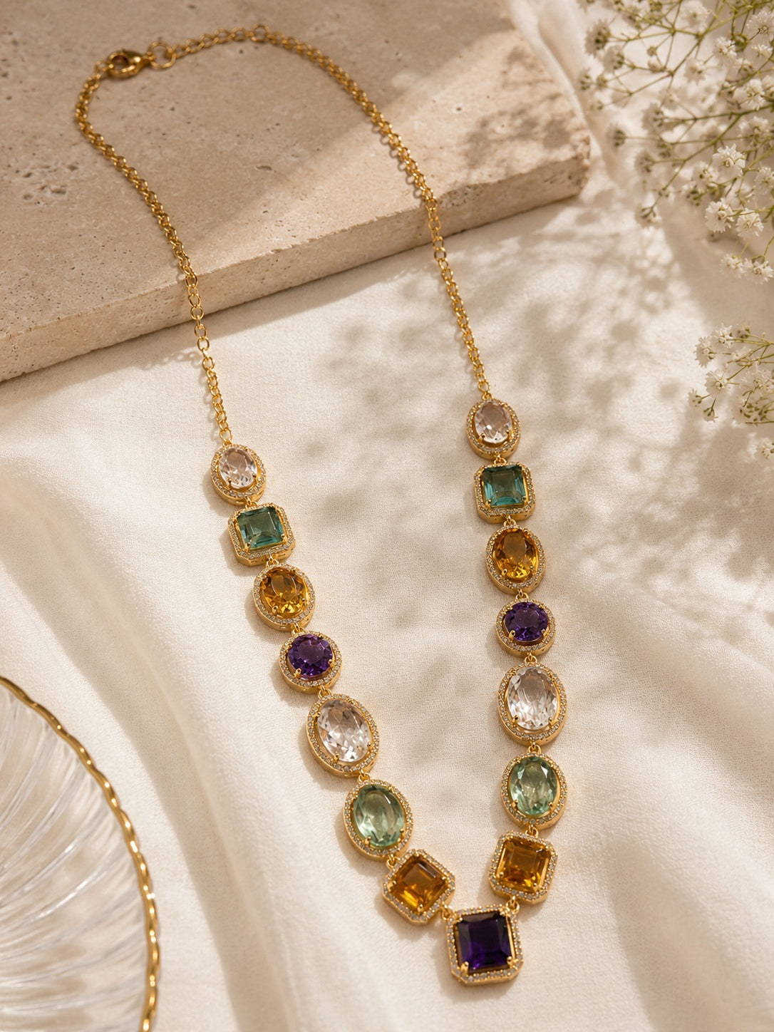 Amethyst, Luxury Rainbow gemstone Set
