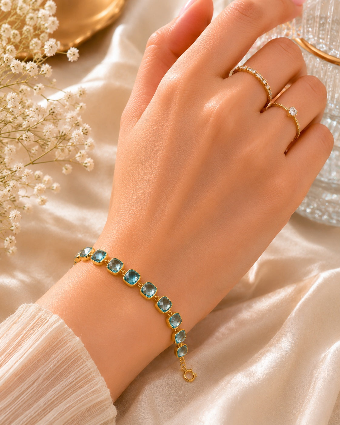 Blue Topaz Bracelet