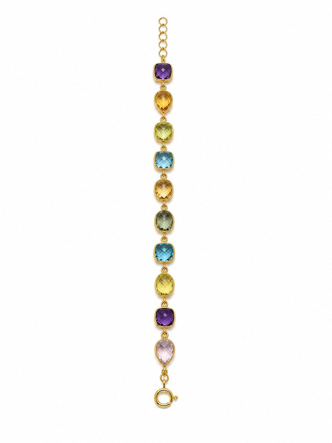 Aura Amethyst-Topaz Bracelet