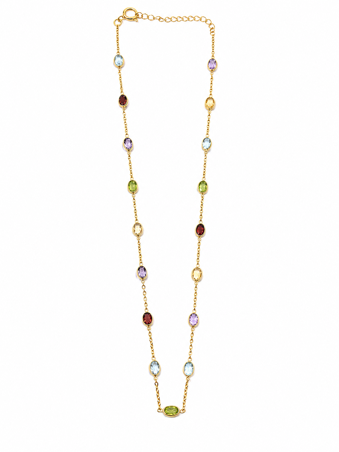 Amethyst, Minimal Stone Necklace