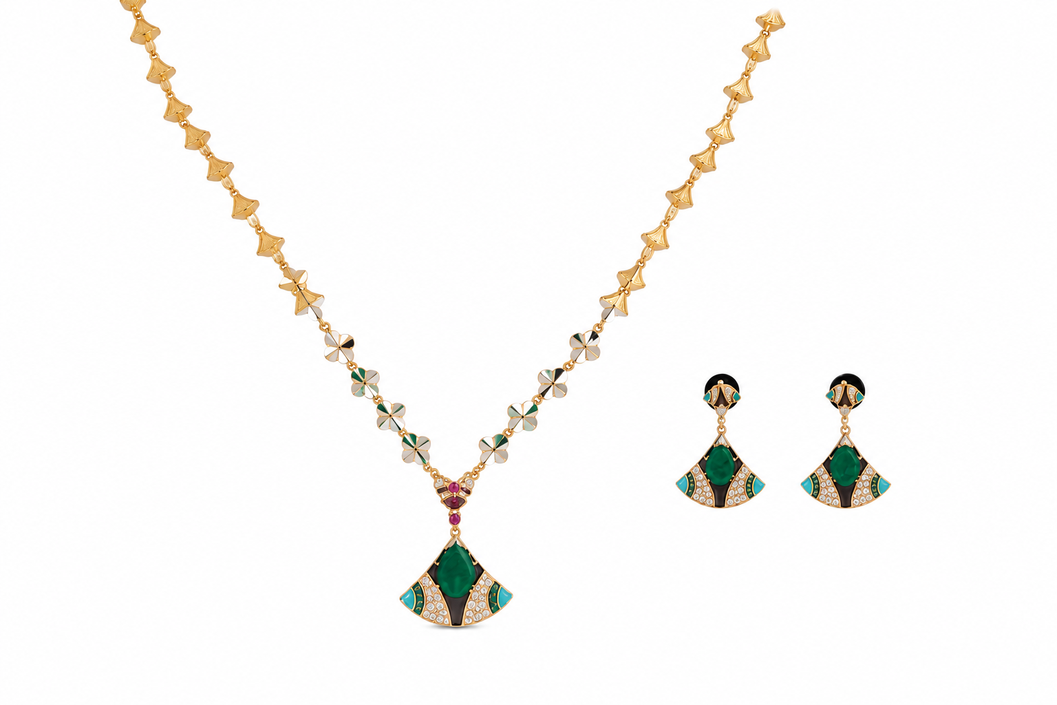 Majestic Aura Necklace Set