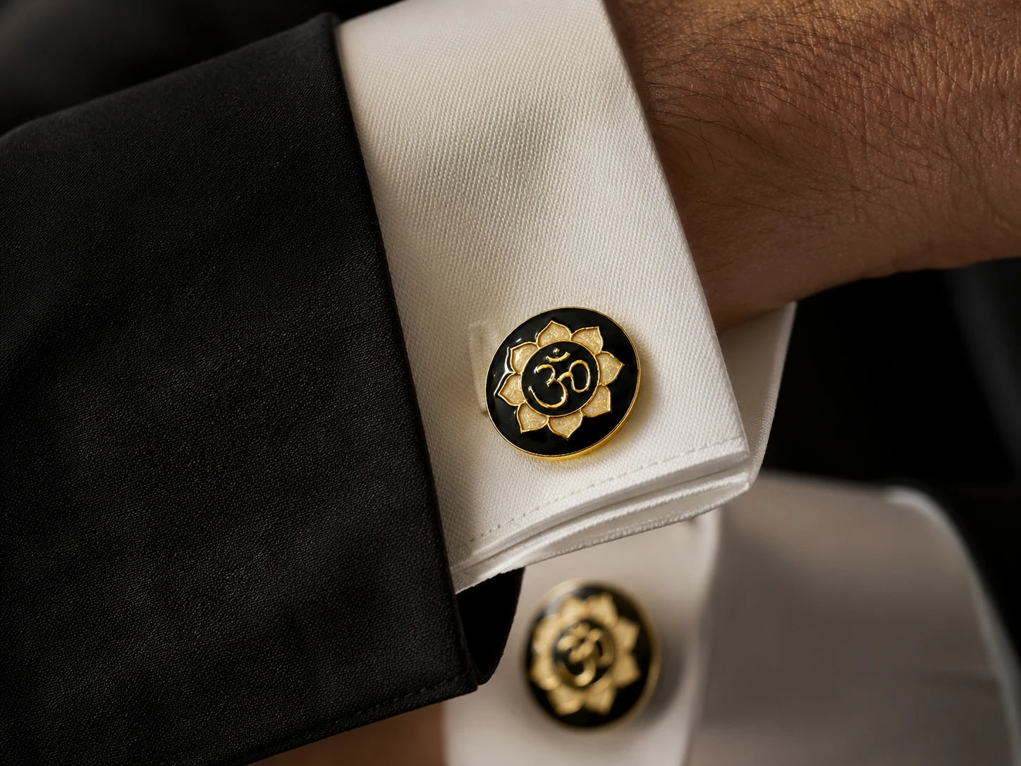 Om Cufflink Cufflinks