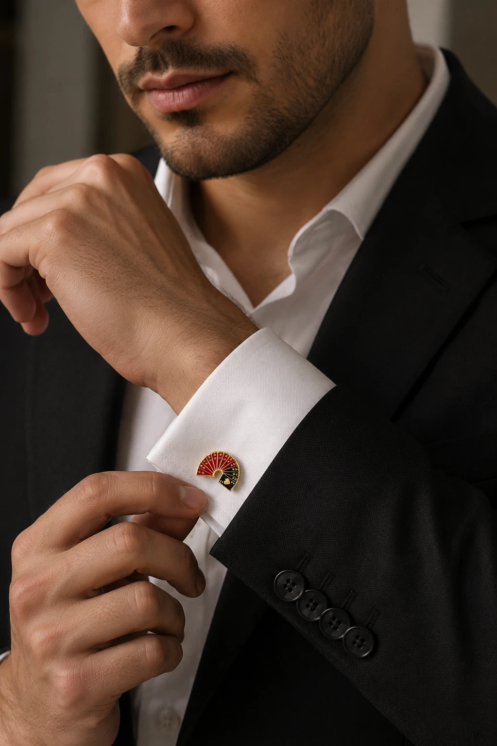 Card Deck Cufflink Cufflinks
