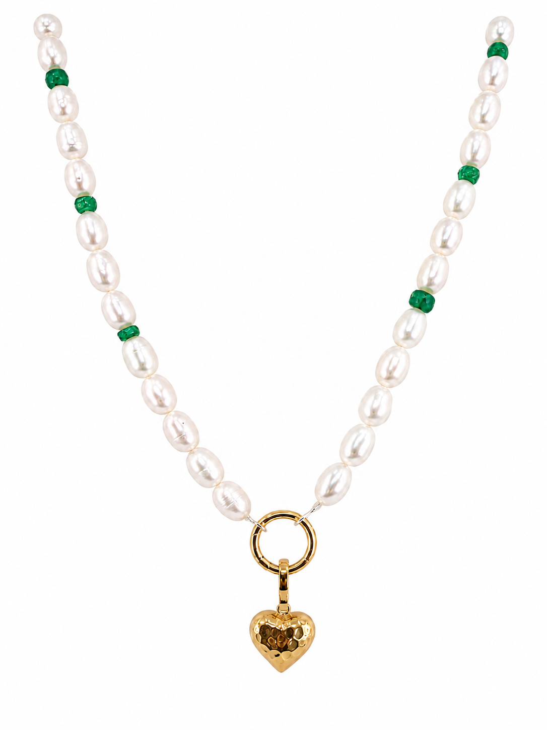 Emerald Heart Necklace