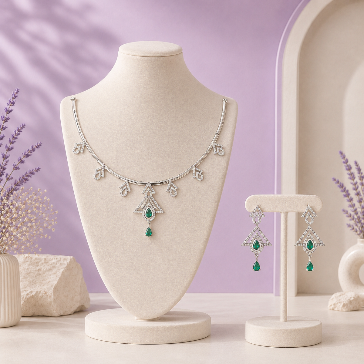Imperial Zircon Necklace Set