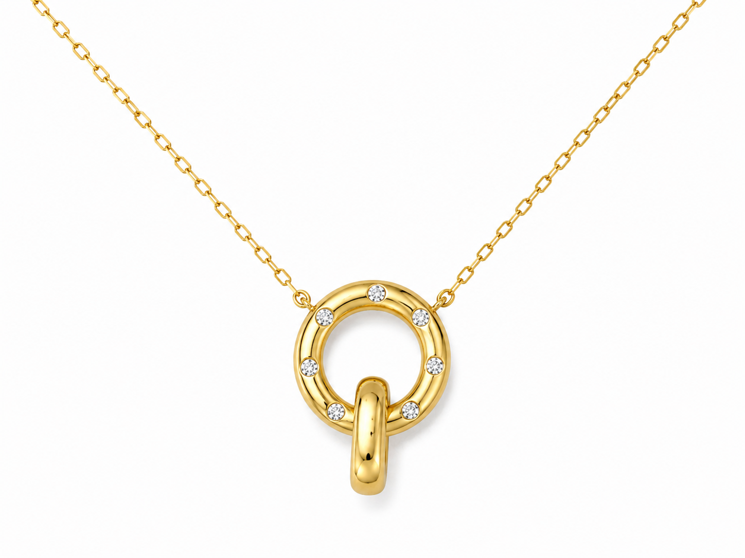Dual Circle Necklace