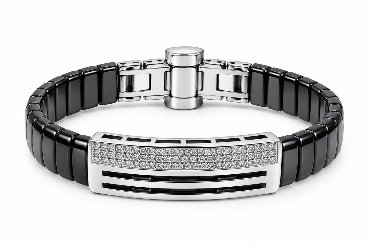Obsidian Zirconia Bracelet