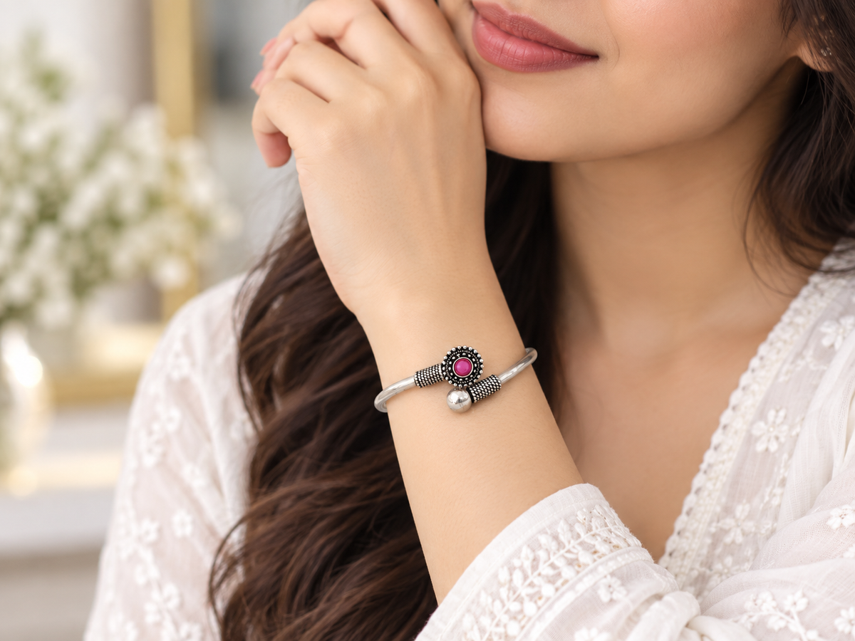 Pink Rajshri Bracelet