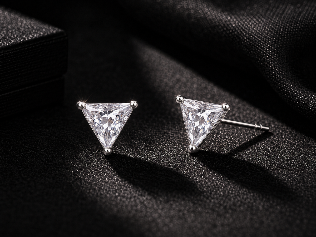 Veyron Moissanite Studs