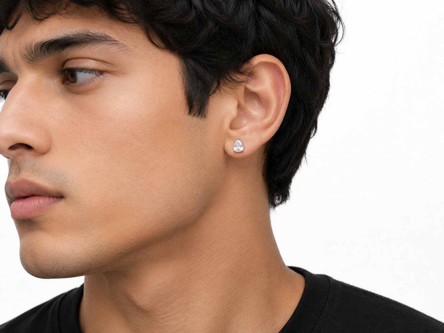 Vanguard Moissanite Stud