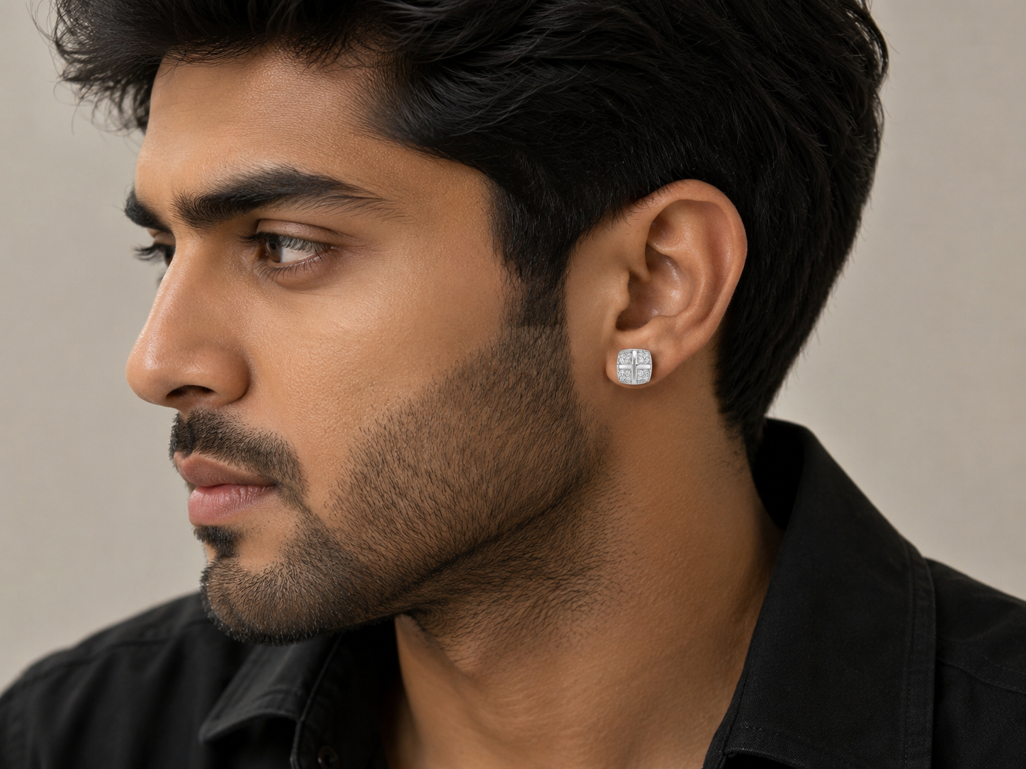 Sovereign Moissanite Stud