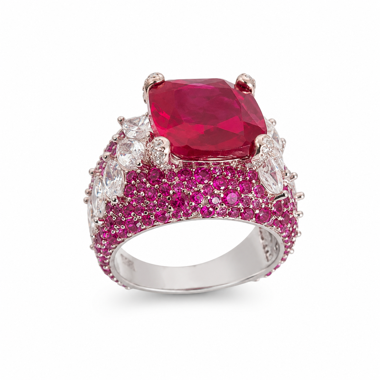 Ruby Statement Cocktail Ring