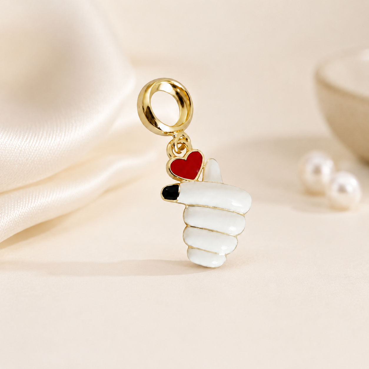 Korean Heart Charm