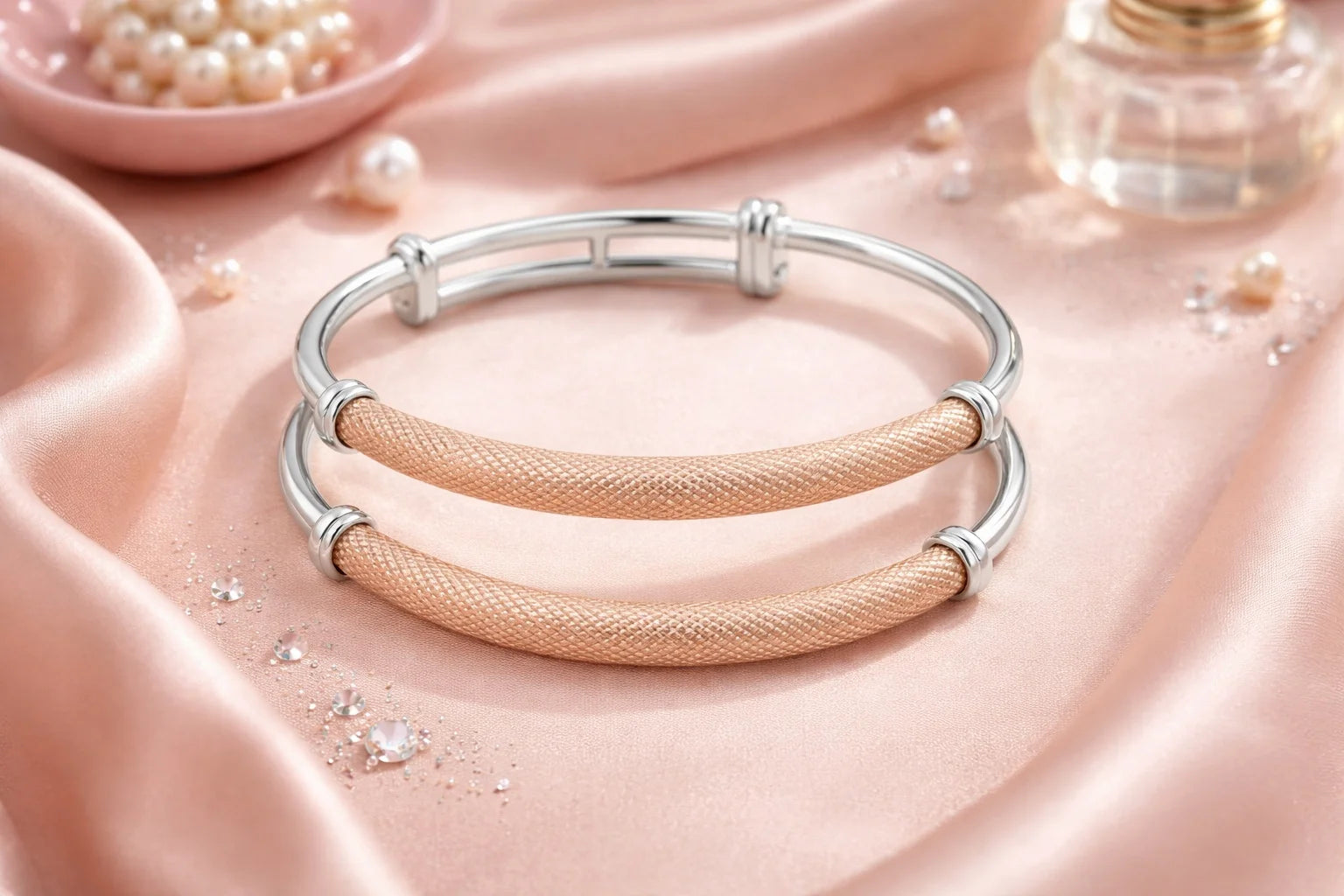 Mesh adjustable bracelet