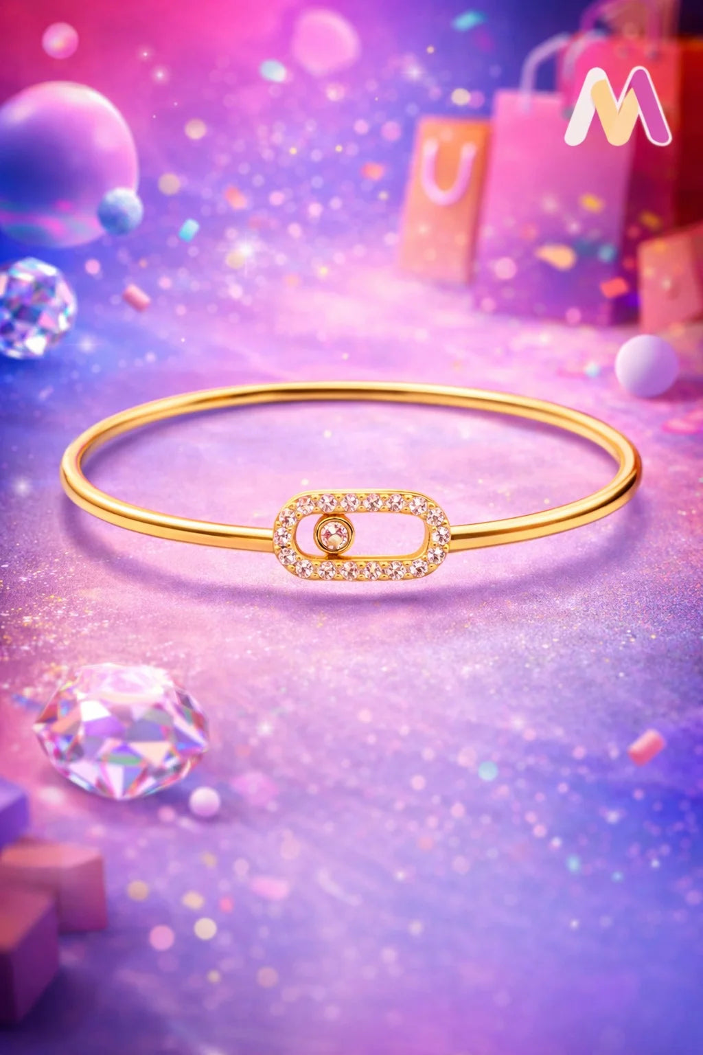 Moving Stone Bracelet