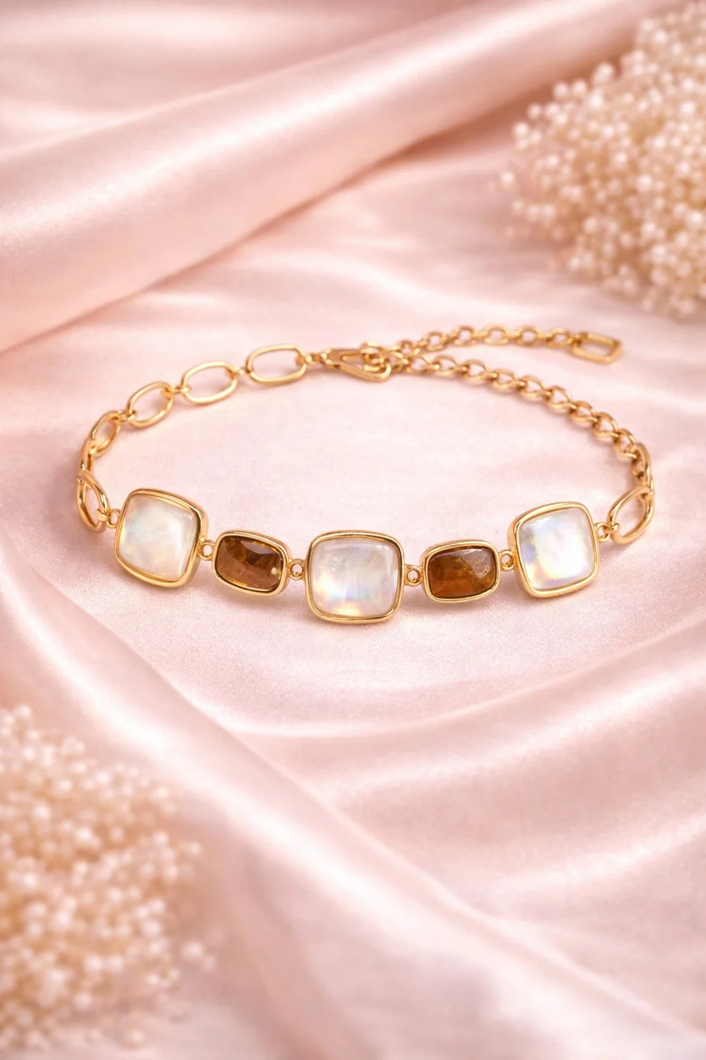 Mother of Pearl Link Bracelet
