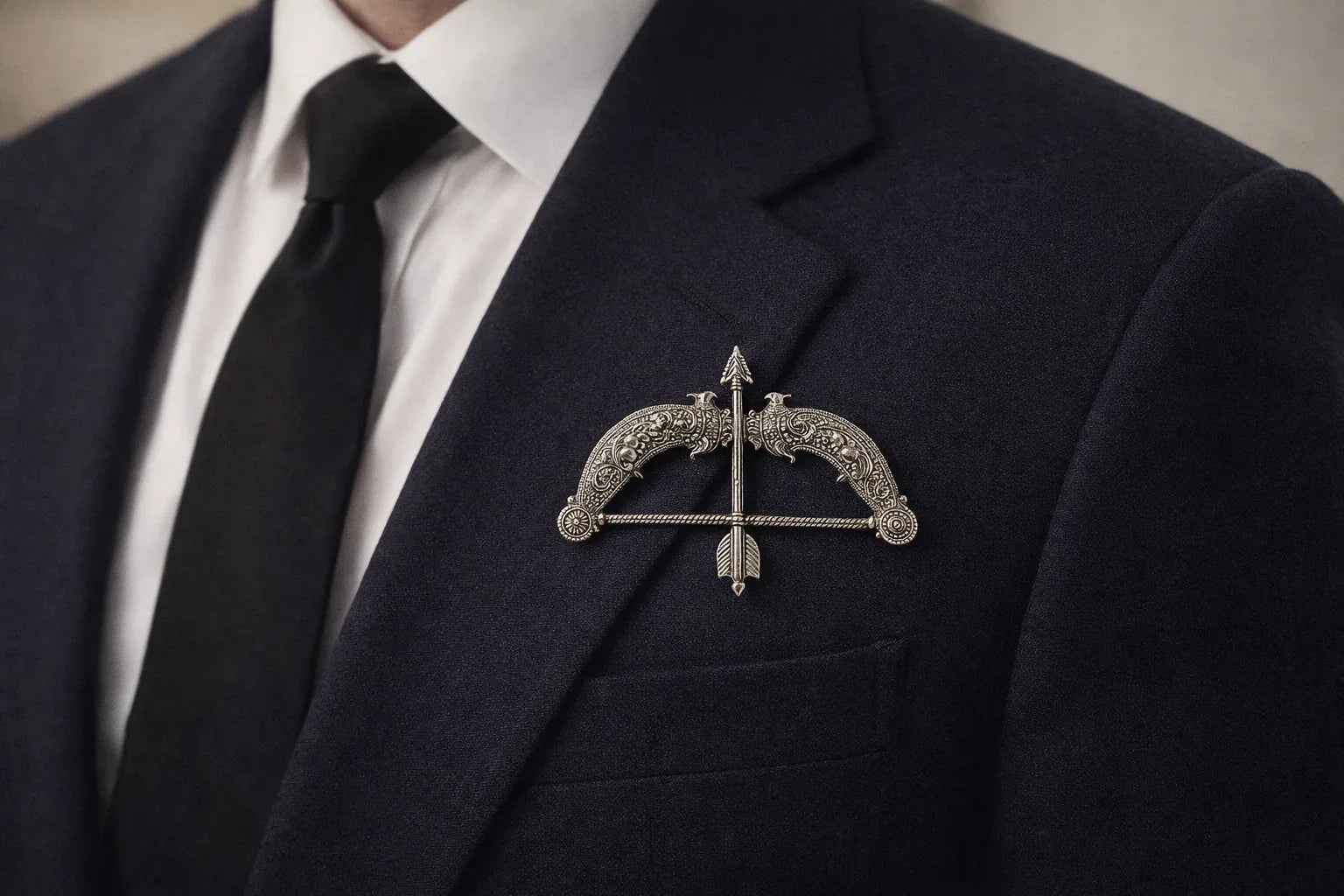 Ram Dhanush Brooch Pin