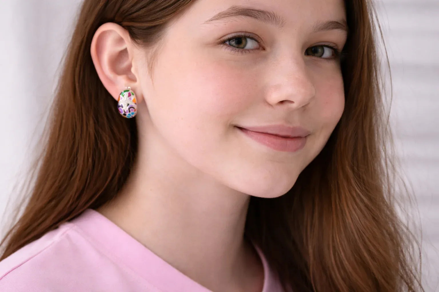 Starfish Multicolour Enamel Earrings - Miora