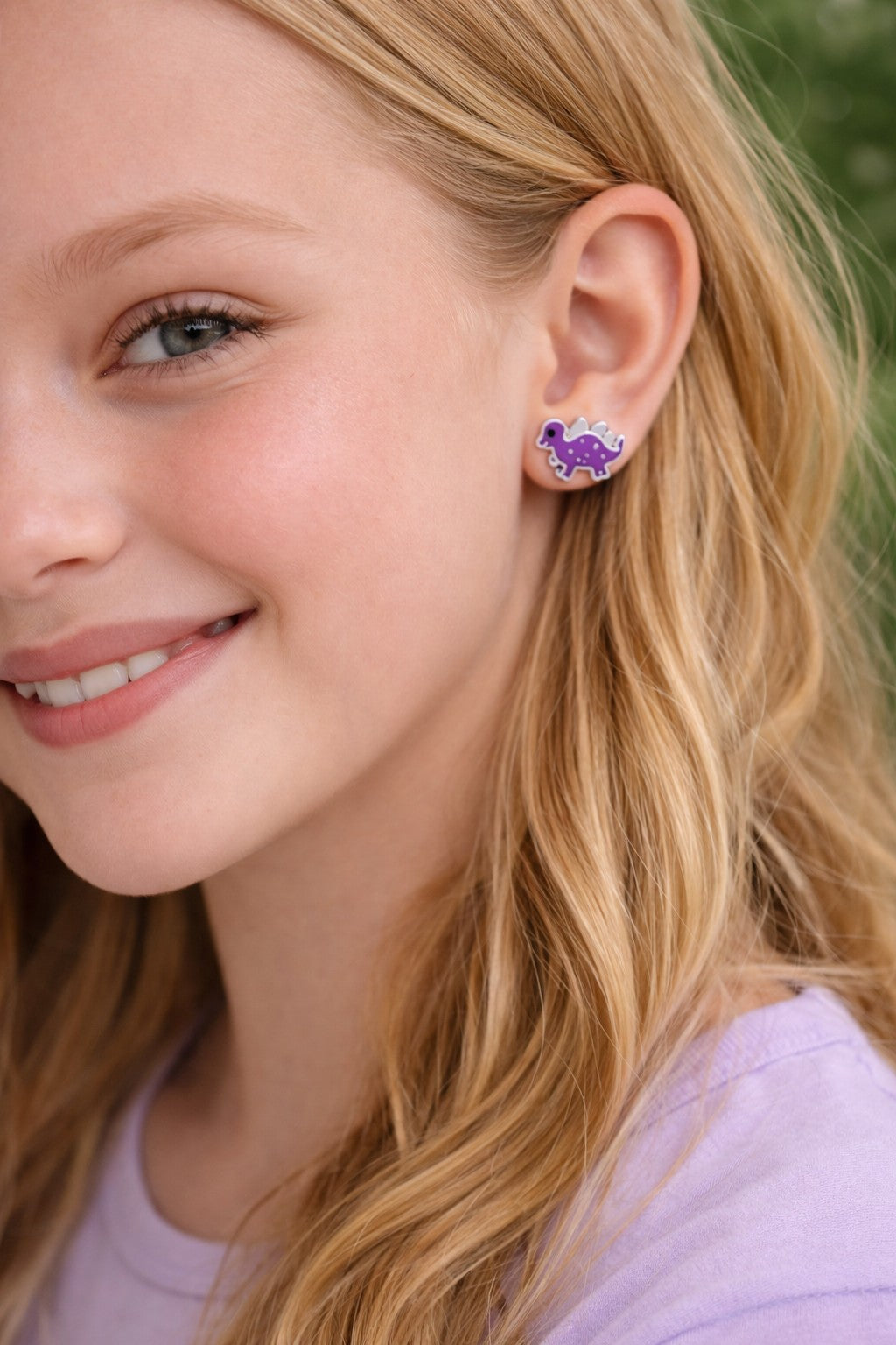 Purple Dragon Studs