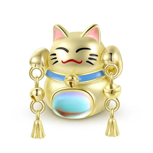 Gold Plated Lucky Cat - Miora