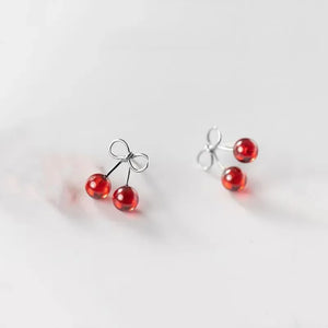 Cherry Stud Earrings - Miora