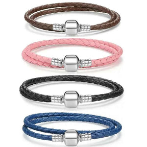 Minimal Leather Wrap Bracelet