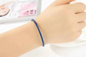 Minimal Leather Wrap Bracelet