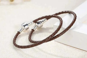 Minimal Leather Wrap Bracelet