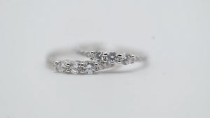 Womens classic CZ Toe Ring - Miora