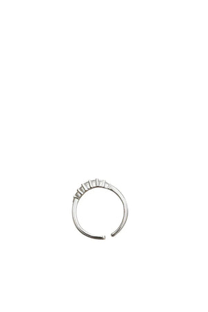 Womens with Purple & Blue Zircon Accents Toe Ring - Miora