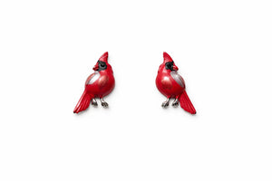 Red Birdie Earrings - Miora