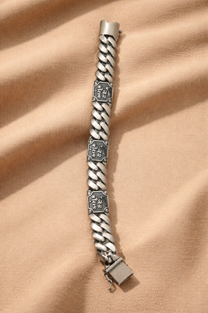 Hanuman Engraved Chain Bracelet - Miora