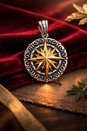 Star Compass Pendant - Miora