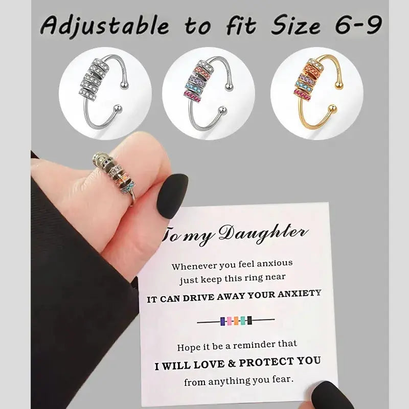 Anxiety Ring | Rotating Bead Ring