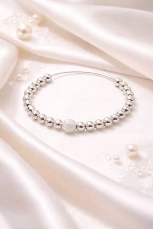 MIORA 925 Sterling Silver Beaded Bracelet - main image