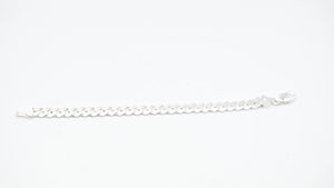 MIORA 925 Sterling Silver Curb Chain Bracelet