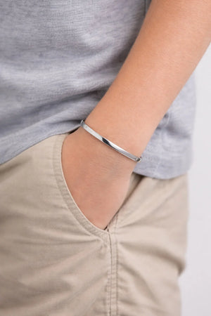 MIORA 925 Sterling Silver Curved Kada