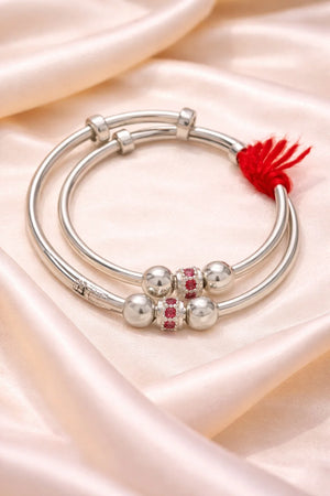 MIORA 925 Sterling Silver Curved Kada