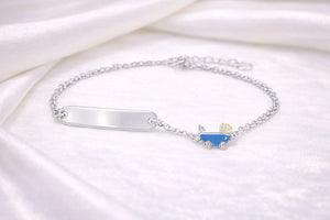 MIORA 925 Sterling Silver Engravable Bracelet
