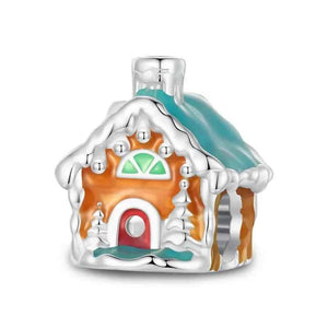 MIORA 925 Sterling Silver Glow-in-the-Dark House Bead