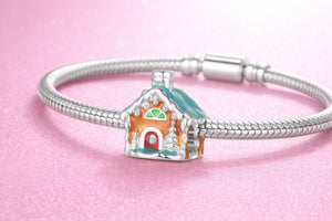 MIORA 925 Sterling Silver Glow-in-the-Dark House Bead
