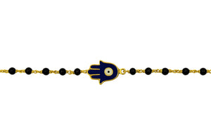 MIORA 925 Sterling Silver Hamsa Najariya Bracelet - image 3