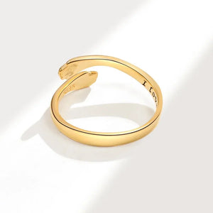 MIORA 925 Sterling Silver Hug Always Ring